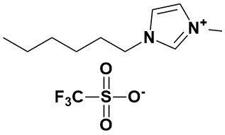 1-己基-3-甲基咪唑三氟甲磺酸盐