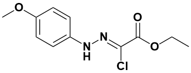 基苯基)肼基]氯乙酸乙酯|chloro[(4-methoxyphenyl)hydrazono]acetic