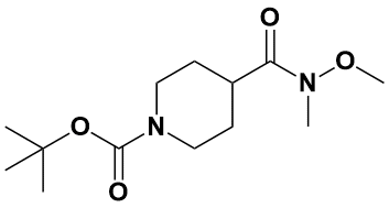 4-(n-甲氧基-n-甲基氨基甲酰)-1-哌啶甲酸叔丁酯|tert-butyl 4