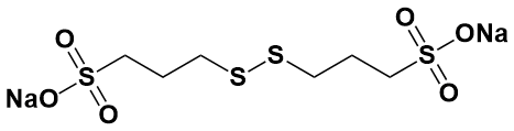 27206-35-5,聚二硫二丙烷磺酸鈉,bis-(sodium sulfopropyl)-disulfide