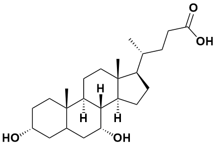 鹅去氧胆酸结构式图片